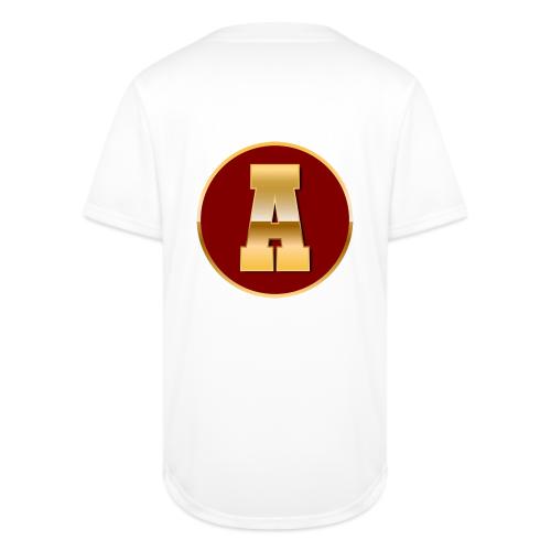 Letter A – Capital Varsity Alphabet Monogram - Full Button Jersey