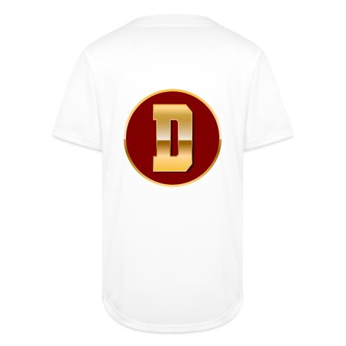 Letter D – Capital Varsity Alphabet Monogram - Full Button Jersey