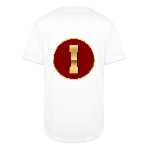 Letter I – Capital Varsity Alphabet Monogram - Full Button Jersey