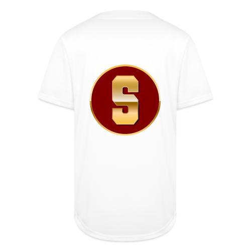Letter S – Capital Varsity Alphabet Monogram - Full Button Jersey