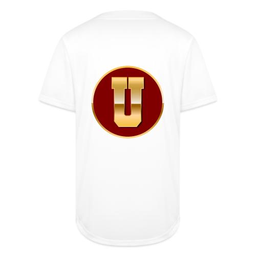 Letter U – Capital Varsity Alphabet Monogram - Full Button Jersey