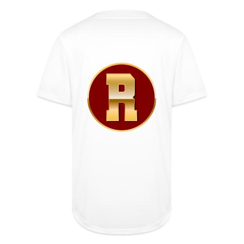Letter R – Capital Varsity Alphabet Monogram - Full Button Jersey