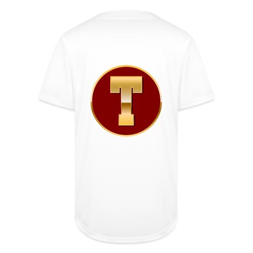 Letter T – Capital Varsity Alphabet Monogram - Full Button Jersey