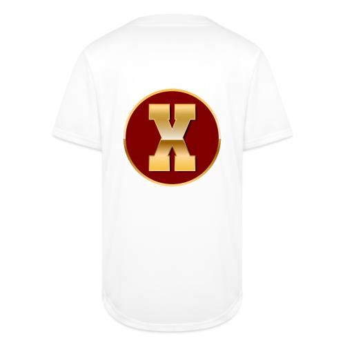 Letter X – Capital Varsity Alphabet Monogram - Full Button Jersey