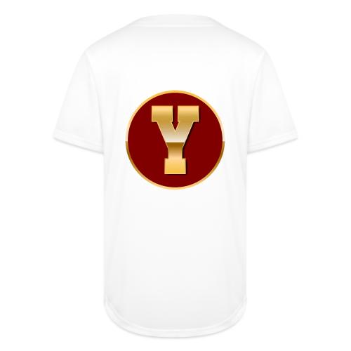 Letter Y – Capital Varsity Alphabet Monogram - Full Button Jersey