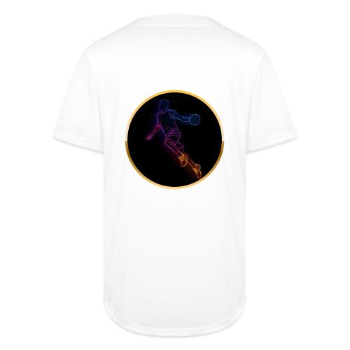 Basketball: Neon Jump Shot - Full Button Jersey