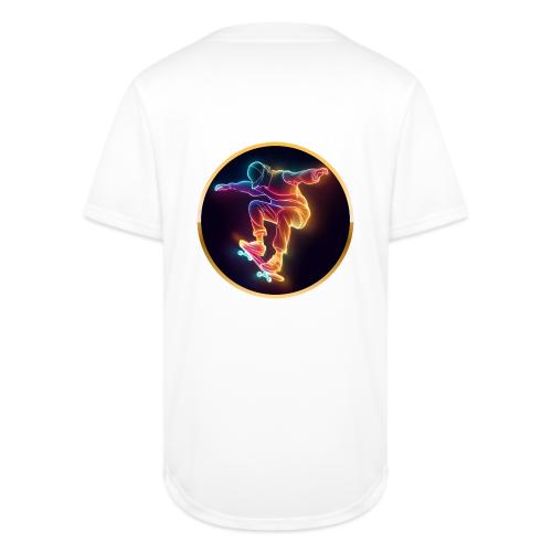 Skateboarding: Midnight Neon Skater - Full Button Jersey