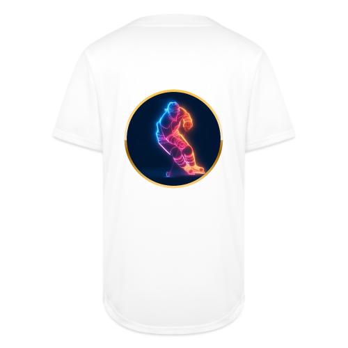 Hockey: Neon Hockey Sketch - Full Button Jersey