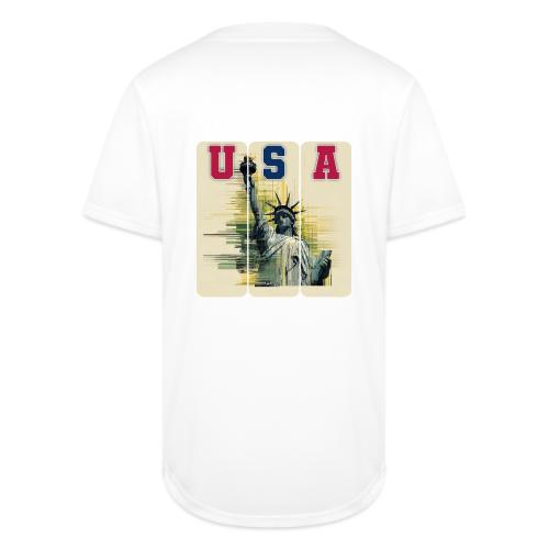 Art illustration of the Statue of Liberty - Full Button Jersey