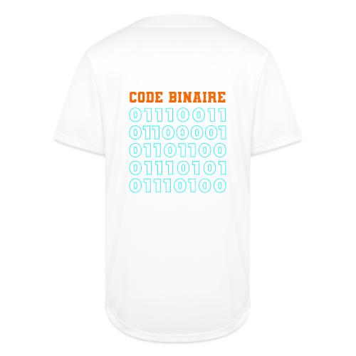 Hi in binary code - Full Button Jersey