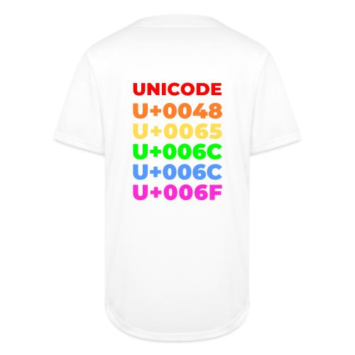 Hello, in unicode - Full Button Jersey