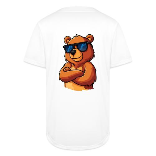 Cool Bear Sunglasses Cartoon Design - Full Button Jersey