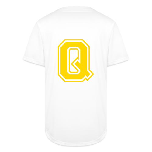 Letter Q – Capital Athletic Alphabet Monogram - Full Button Jersey