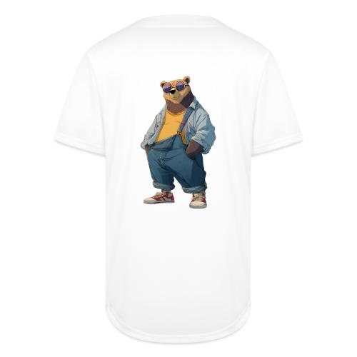 Fashion Streetwear Bear Cartoon Art - Full Button Jersey