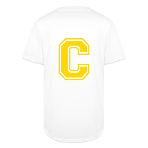 Letter C – Capital Athletic Alphabet Monogram - Full Button Jersey