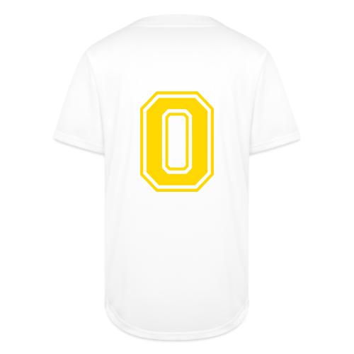 Letter O – Capital Athletic Alphabet Monogram - Full Button Jersey