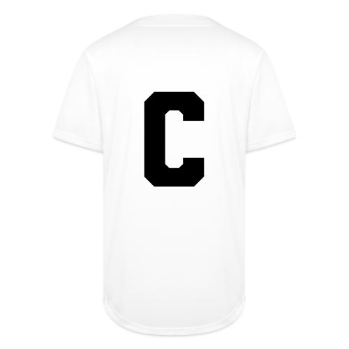 Varsity Letter C Collegiate Monogram - Full Button Jersey