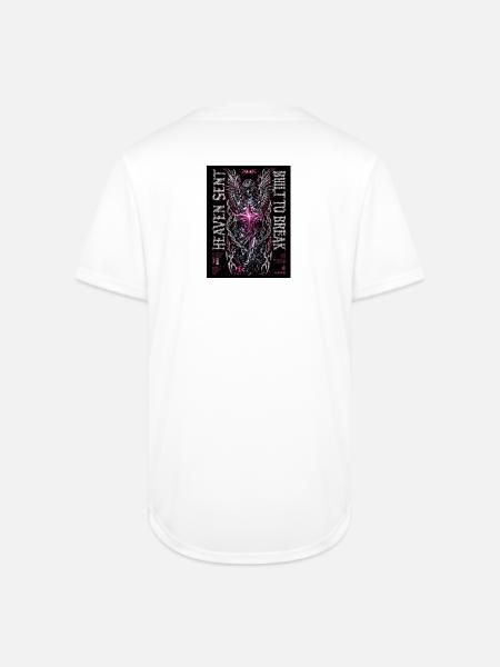 Heaven Bleed Neon Angel Wings - Full Button Jersey - white