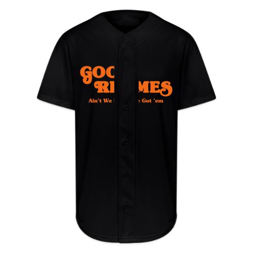 Good Rhymes - Full Button Jersey