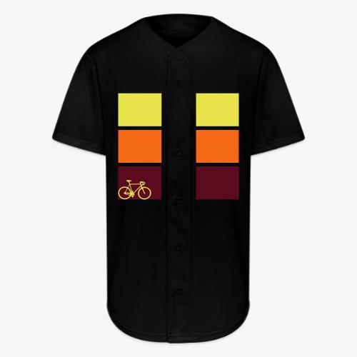 tricolor with bicycle - Full Button Jersey