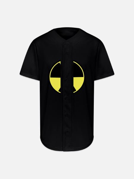 radioactive - Full Button Jersey - black