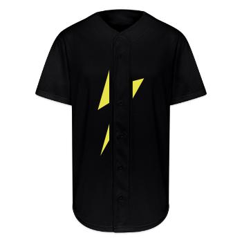 Lightning bolt - Full Button Jersey - black - Front