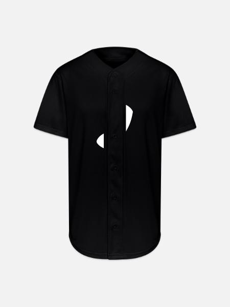 Phone - Full Button Jersey - black