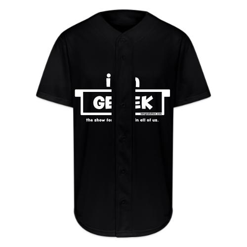 iamGEEK classic White - Full Button Jersey