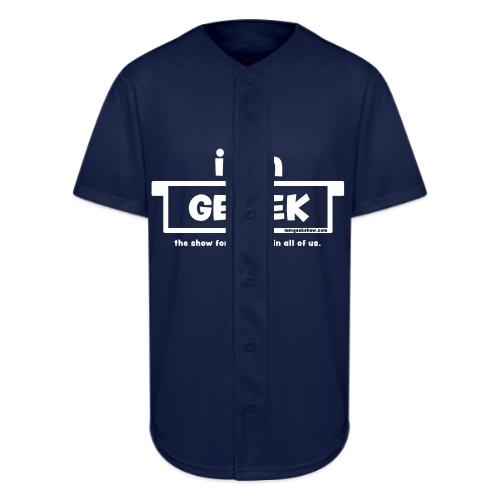 iamGEEK classic White - Full Button Jersey