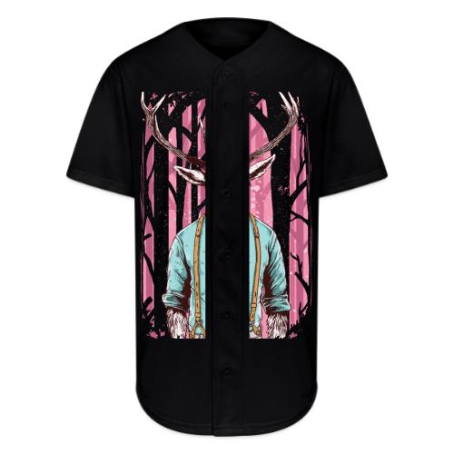 Fashion Deer with Bow Tie - Full Button Jersey