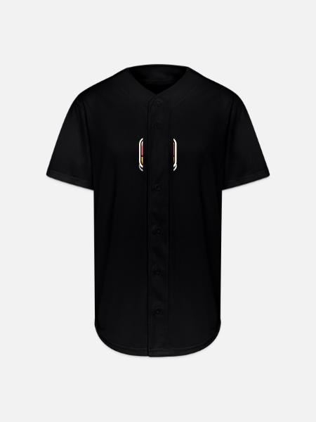 Bubble - Full Button Jersey - black