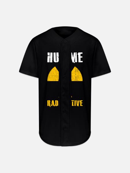 Radioactive - Full Button Jersey - black