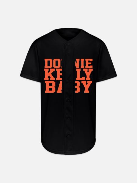 DONNIE KELLY BABY - Full Button Jersey - black