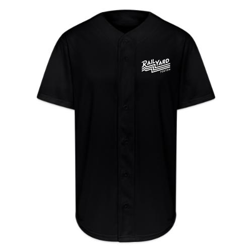 White Railyard Logo - Full Button Jersey