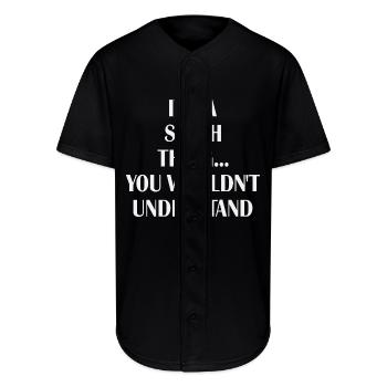 it's a smith thing you wouldn't understand - Full Button Jersey - black - Front