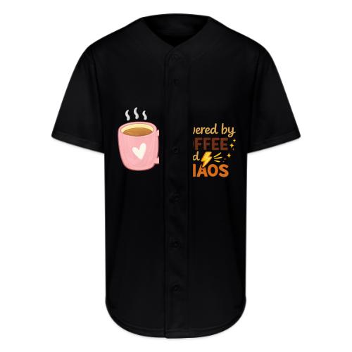 Powered by Coffee and Chaos - Full Button Jersey