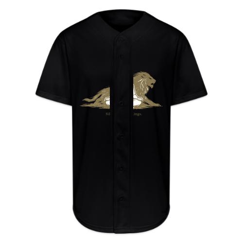 Silence Builds Kings Meditation Lion - Full Button Jersey