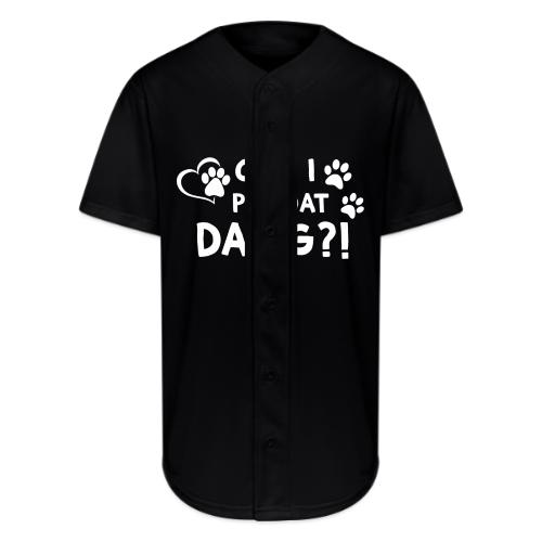 Can I Pet Dat Dawg Funny Meme Tee - Full Button Jersey