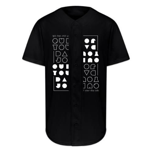 Quit upside white - Full Button Jersey