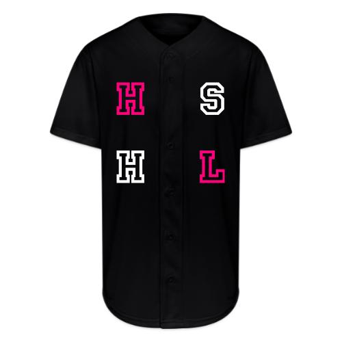 HHSL HOT PINK WHITE - Full Button Jersey