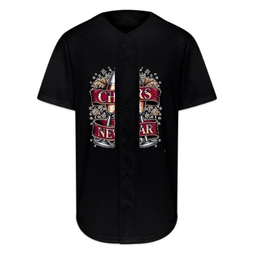 New Year's Champagne T-Shirt - Full Button Jersey