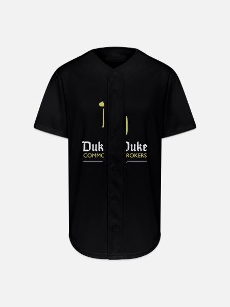 Duke and Duke - Full Button Jersey - black