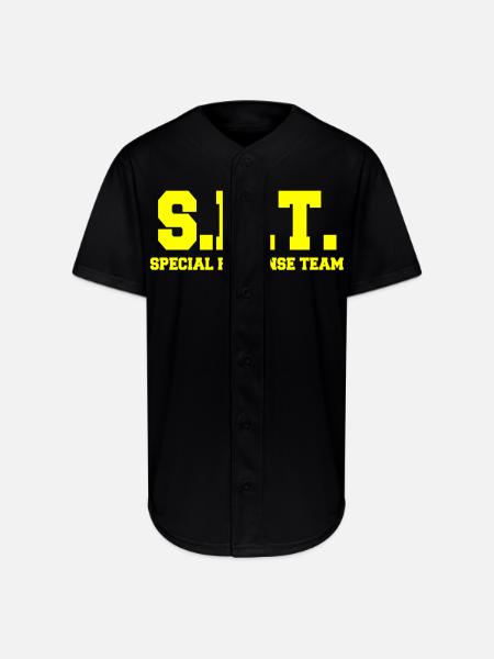 SPECIAL RESPONSE TEAM - Full Button Jersey - black