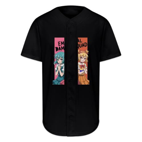 Emotional Damage Squad – Funny Anime Schoolgirl - Full Button Jersey