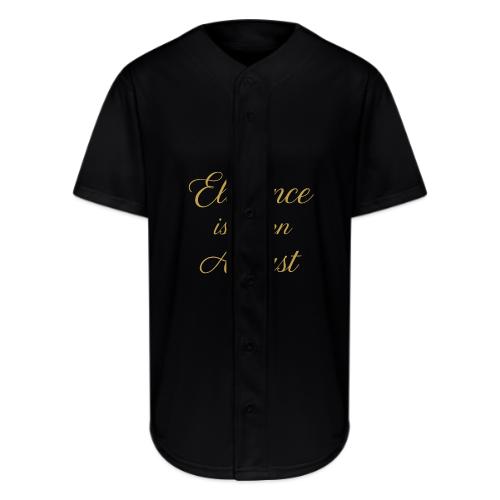 Elegance Is Born in August | Gold Butterfly - Full Button Jersey