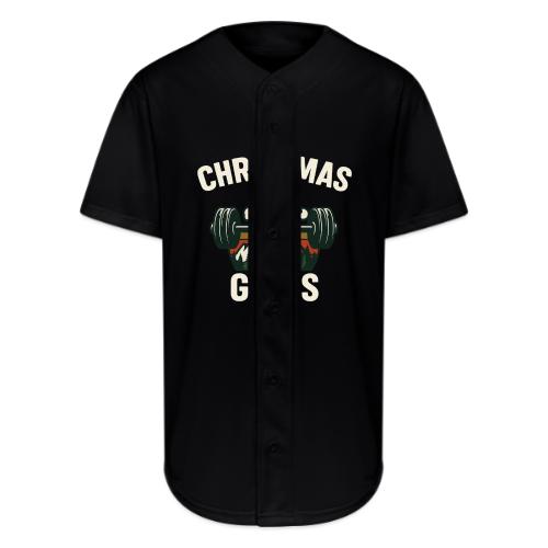 Christmas Gains – Santa Barbell Power - Full Button Jersey