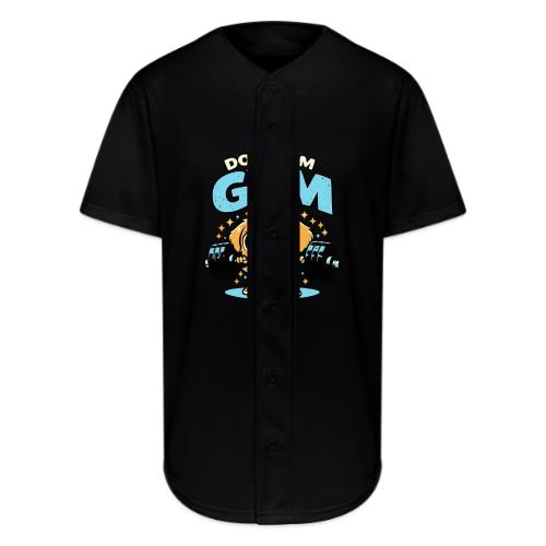 Chibi Dog Gym Workout - Full Button Jersey