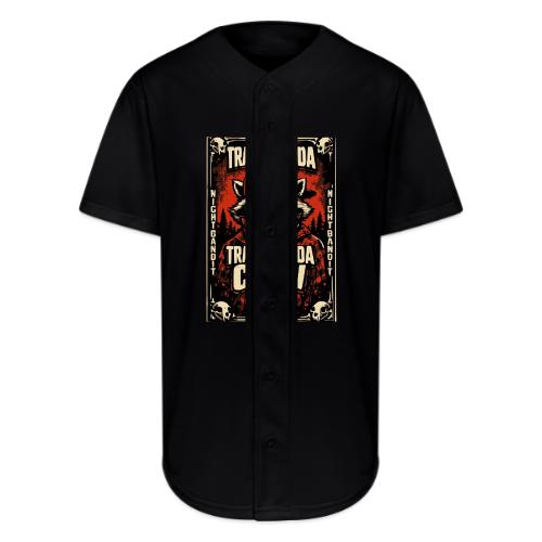 Midnight Forager Raccoon Mushroom Hunter - Full Button Jersey