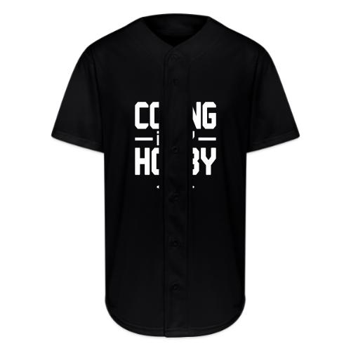 Coding Is My Hobby Typography - Full Button Jersey