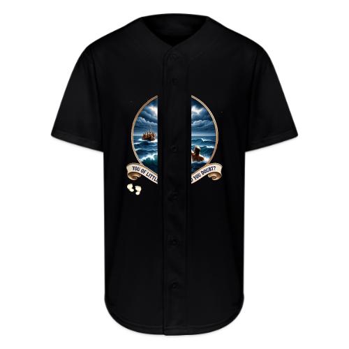 Walking On Water Faith T Shirt, Christian Miracle - Full Button Jersey